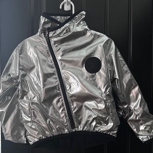 NUNUNU Kids Unisex Metallic Jacket
